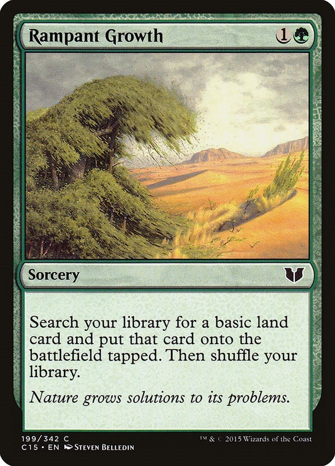 Image for Rampant Growth (199) [Commander 2015] - Magic: The Gathering