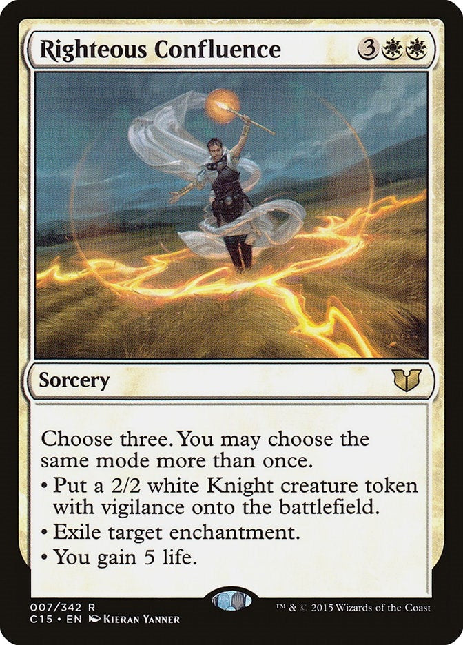 Image for Righteous Confluence (7) [Commander 2015] - Magic: The Gathering