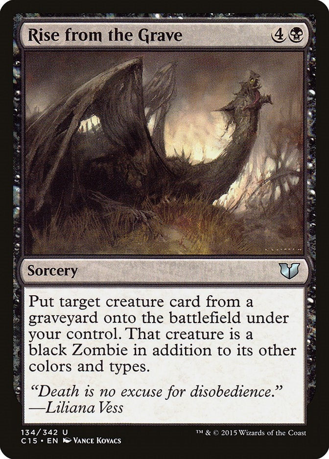 Image for Rise from the Grave (134) [Commander 2015] - Magic: The Gathering