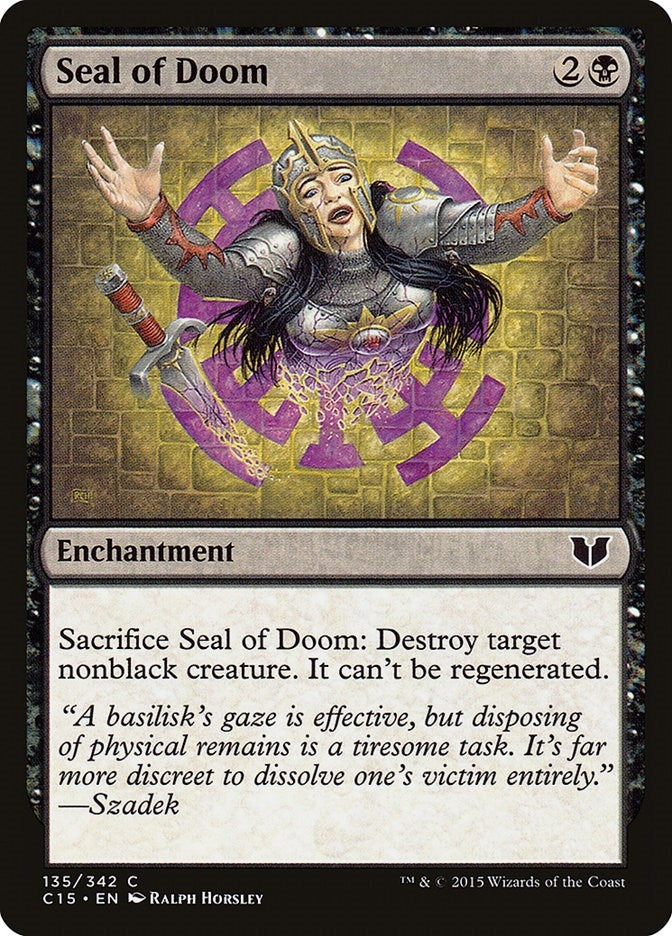 Image for Seal of Doom (135) [Commander 2015] - Magic: The Gathering