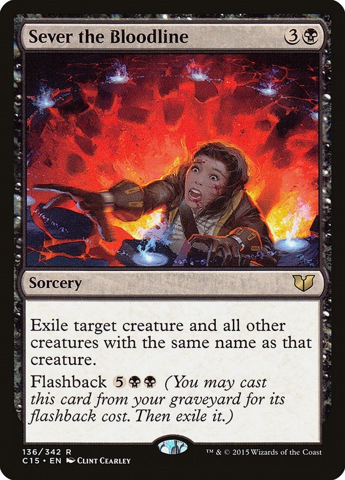 Image for Sever the Bloodline (136) [Commander 2015] - Magic: The Gathering
