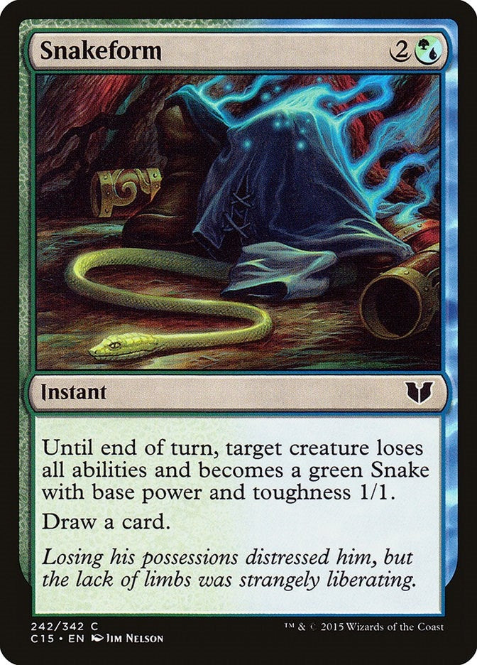 Image for Snakeform (242) [Commander 2015] - Magic: The Gathering