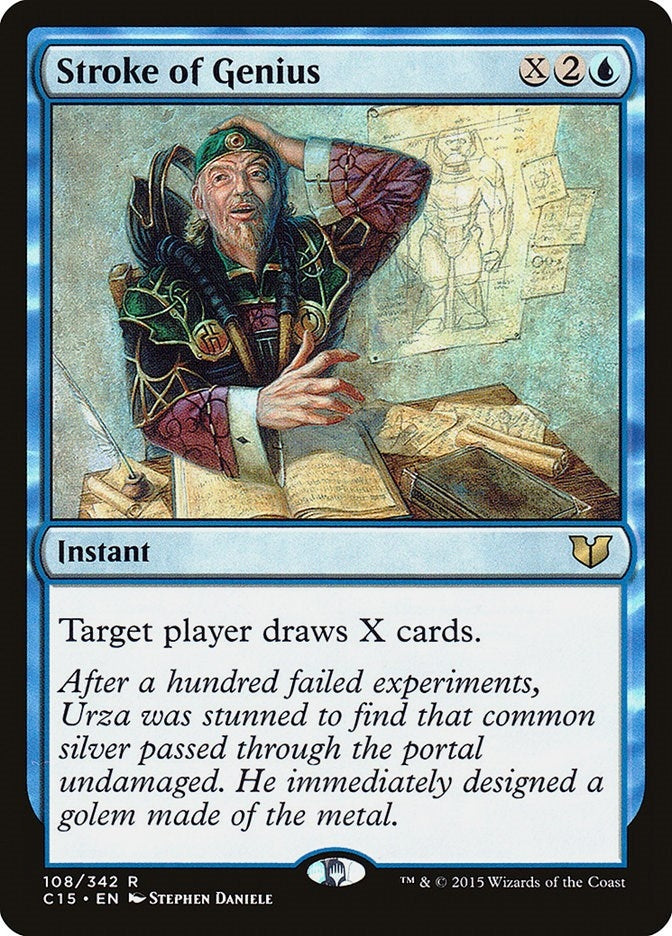 Image for Stroke of Genius (108) [Commander 2015] - Magic: The Gathering