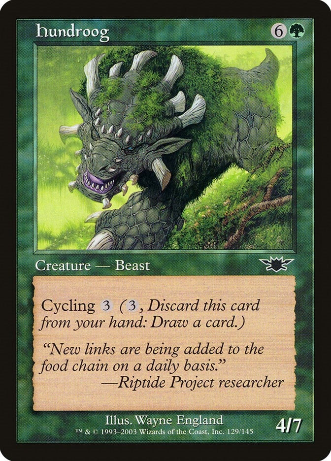 Image for Hundroog (129) [Legions] - Magic: The Gathering
