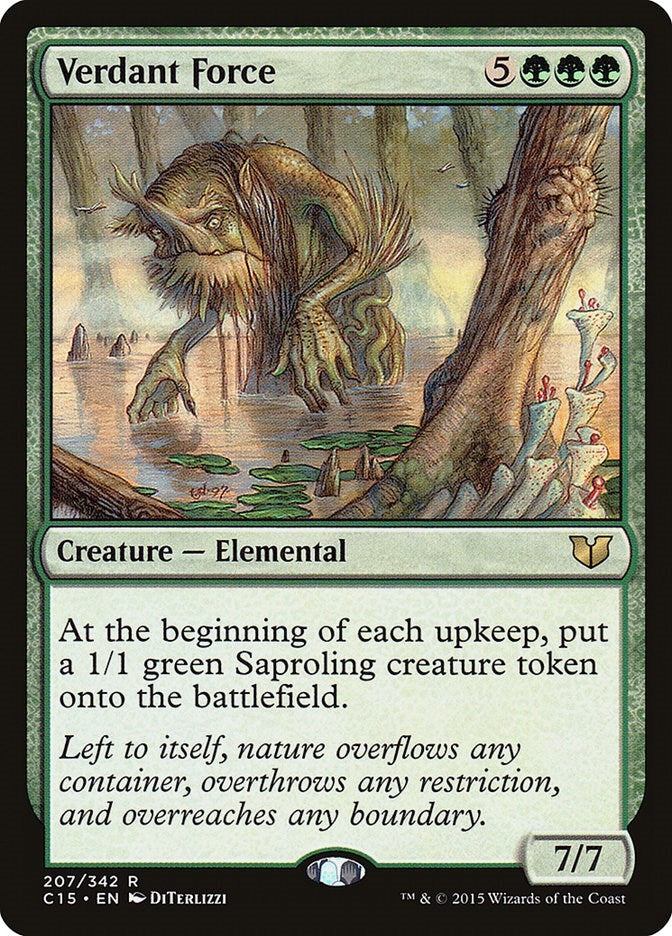 Image for Verdant Force (207) [Commander 2015] - Magic: The Gathering