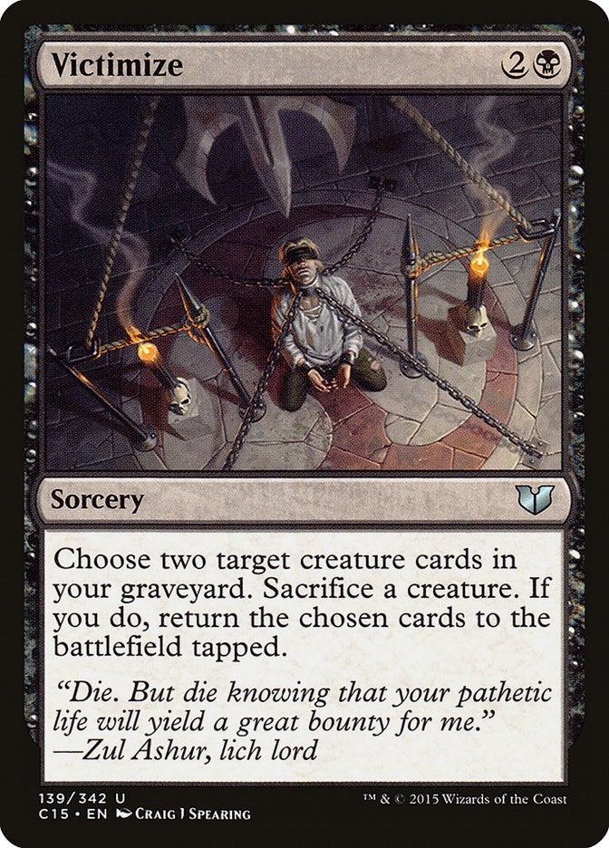Image for Victimize (139) [Commander 2015] - Magic: The Gathering