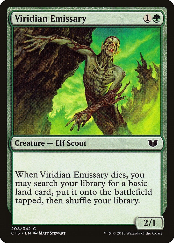 Image for Viridian Emissary (208) [Commander 2015] - Magic: The Gathering