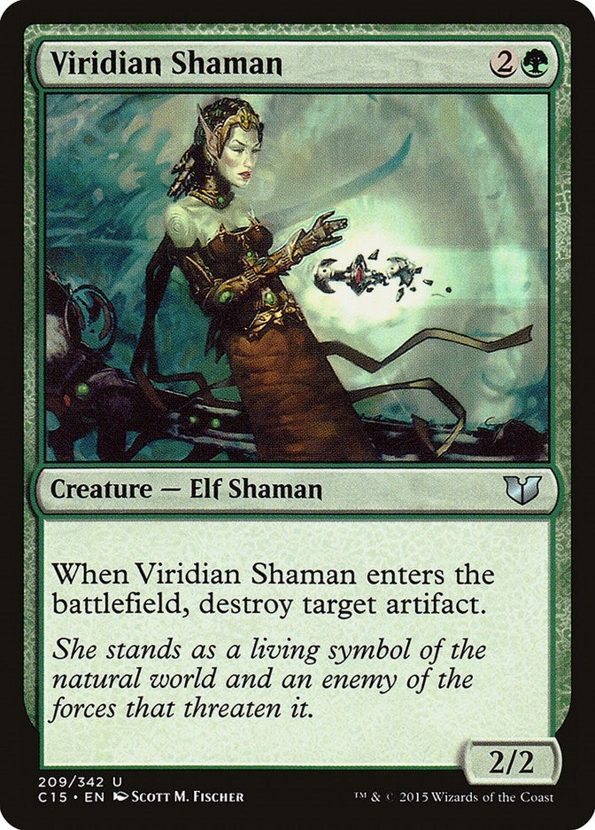 Image for Viridian Shaman (209) [Commander 2015] - Magic: The Gathering