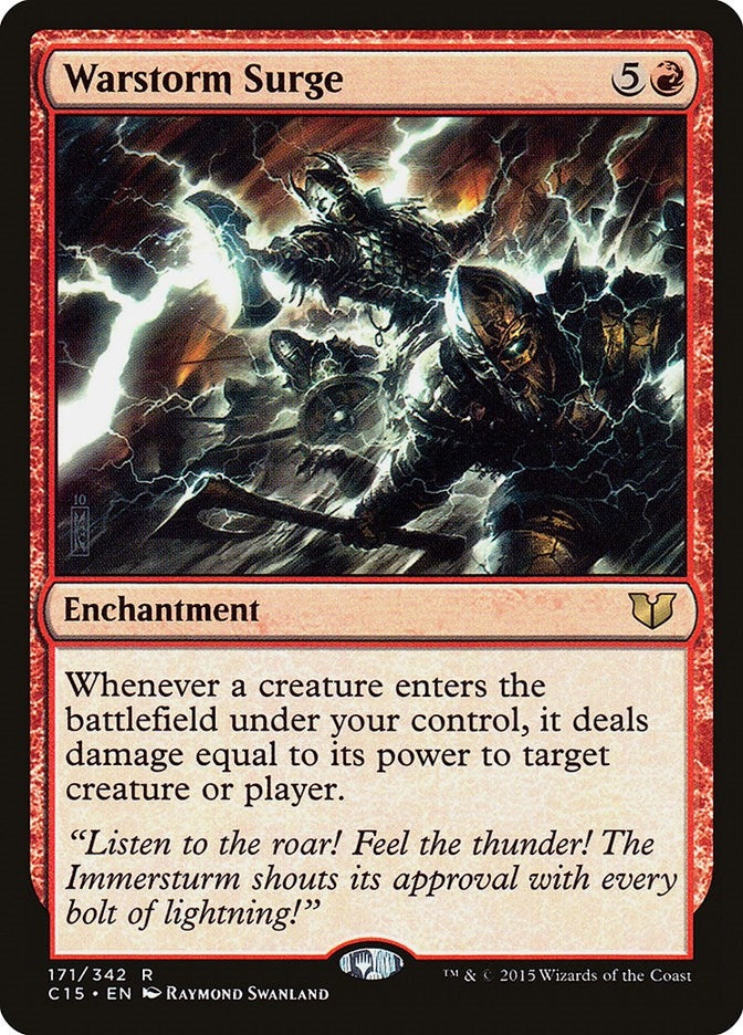 Image for Warstorm Surge (171) [Commander 2015] - Magic: The Gathering