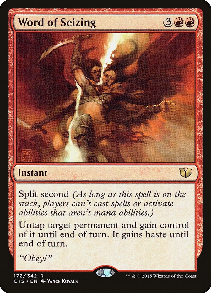 Image for Word of Seizing (172) [Commander 2015] - Magic: The Gathering