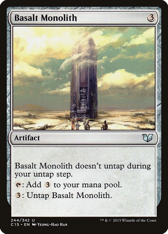 Image for Basalt Monolith (244) [Commander 2015] - Magic: The Gathering