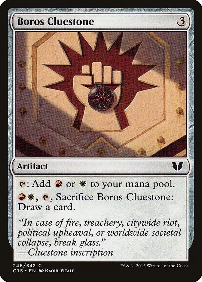 Image for Boros Cluestone (246) [Commander 2015] - Magic: The Gathering