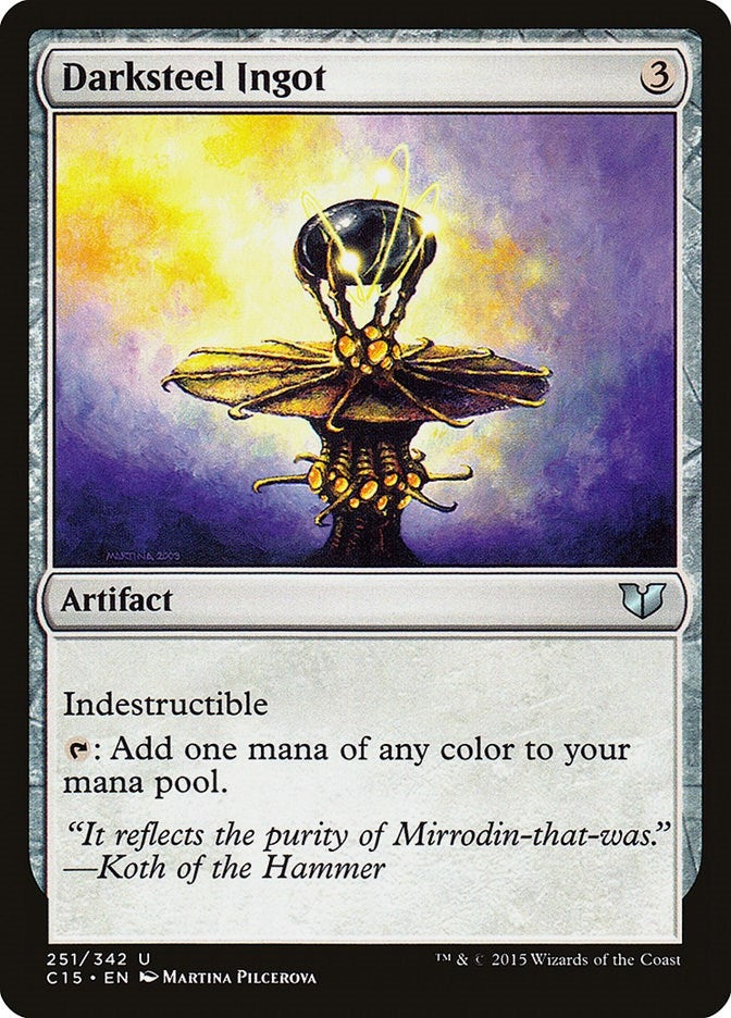 Image for Darksteel Ingot (251) [Commander 2015] - Magic: The Gathering