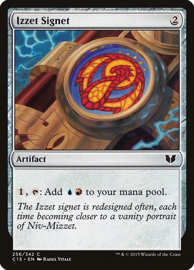 Image for Izzet Signet (256) [Commander 2015] - Magic: The Gathering