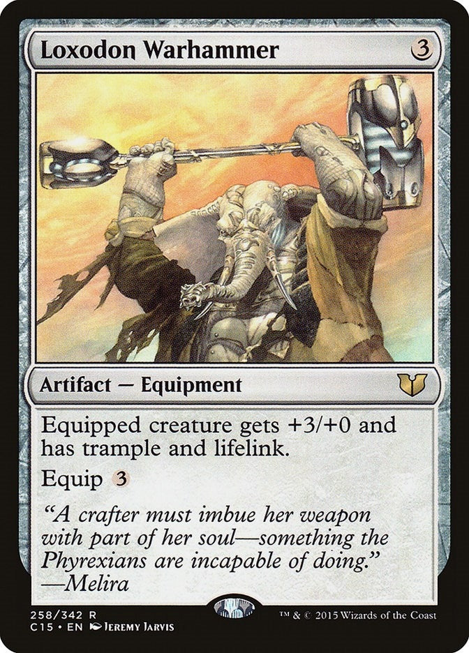 Image for Loxodon Warhammer (258) [Commander 2015] - Magic: The Gathering