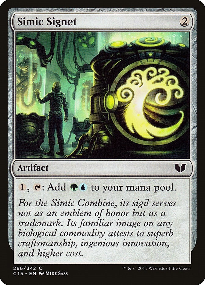 Image for Simic Signet (266) [Commander 2015] - Magic: The Gathering
