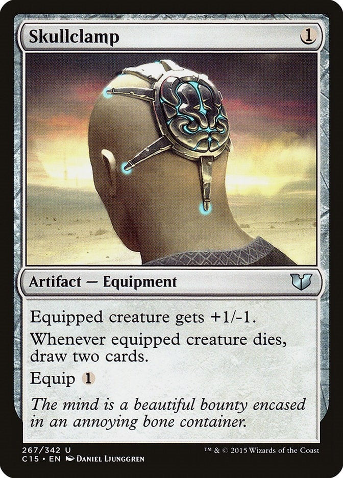 Image for Skullclamp (267) [Commander 2015] - Magic: The Gathering