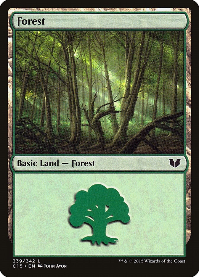 Image for Forest (339) (339) [Commander 2015] - Magic: The Gathering