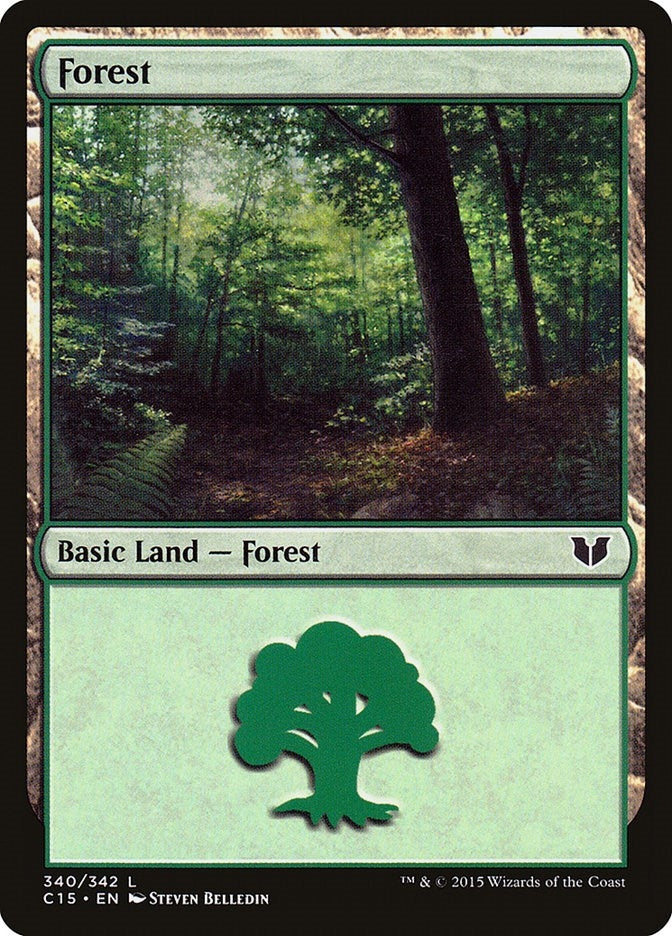 Image for Forest (340) (340) [Commander 2015] - Magic: The Gathering