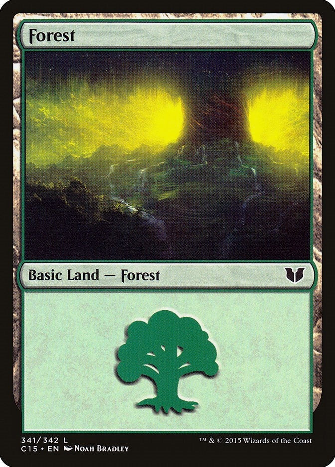 Image for Forest (341) (341) [Commander 2015] - Magic: The Gathering