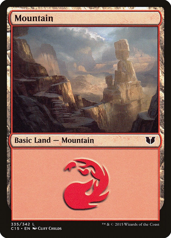 Image for Mountain (335) (335) [Commander 2015] - Magic: The Gathering