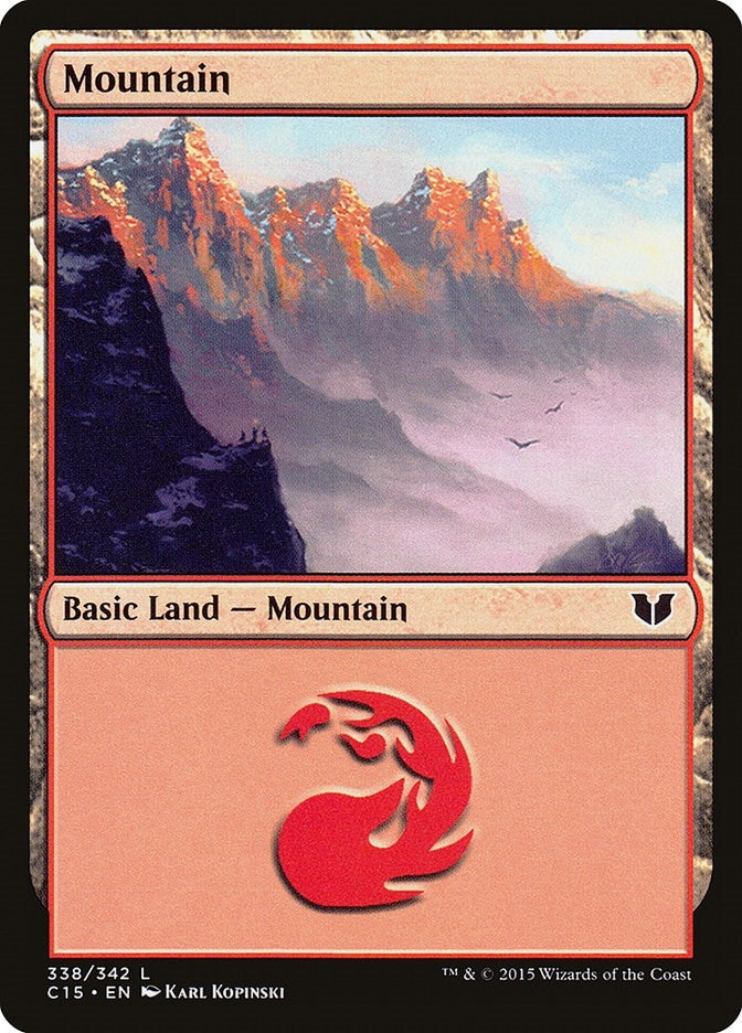 Image for Mountain (338) (338) [Commander 2015] - Magic: The Gathering