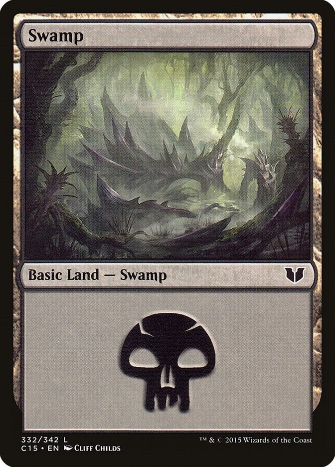 Image for Swamp (332) (332) [Commander 2015] - Magic: The Gathering