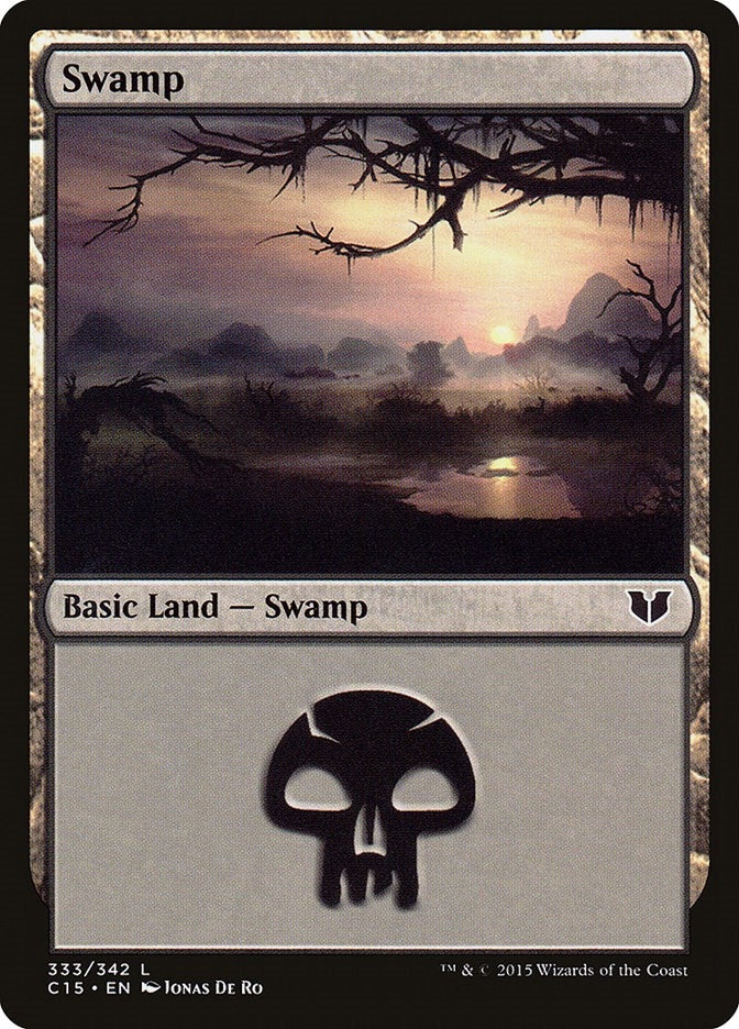 Image for Swamp (333) (333) [Commander 2015] - Magic: The Gathering