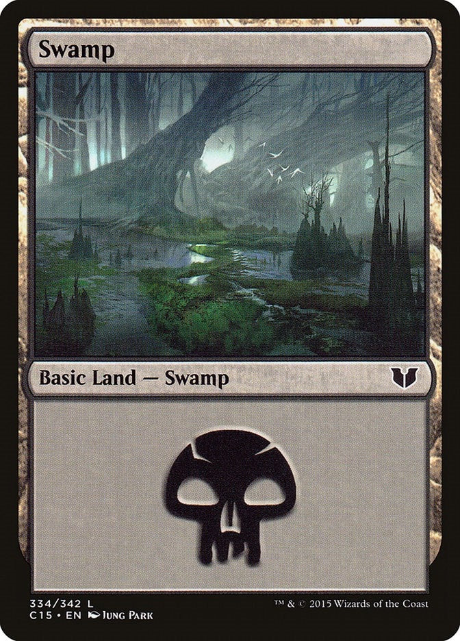 Image for Swamp (334) (334) [Commander 2015] - Magic: The Gathering