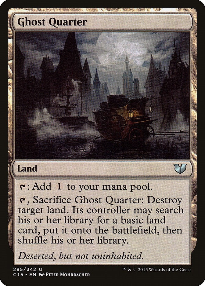 Image for Ghost Quarter (285) [Commander 2015] - Magic: The Gathering