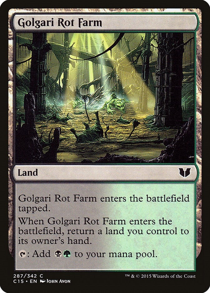 Image for Golgari Rot Farm (287) [Commander 2015] - Magic: The Gathering