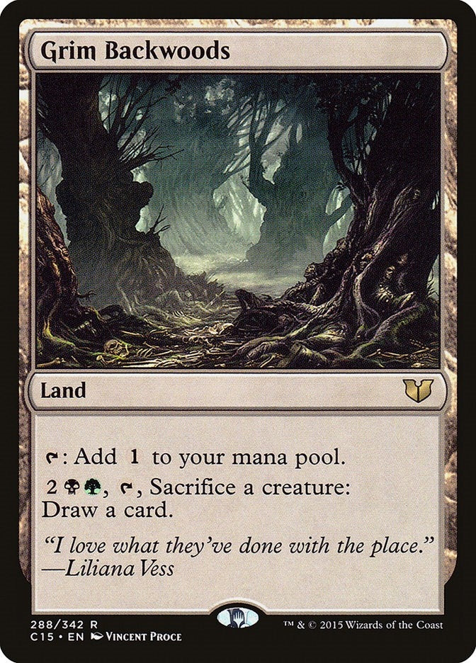 Image for Grim Backwoods (288) [Commander 2015] - Magic: The Gathering