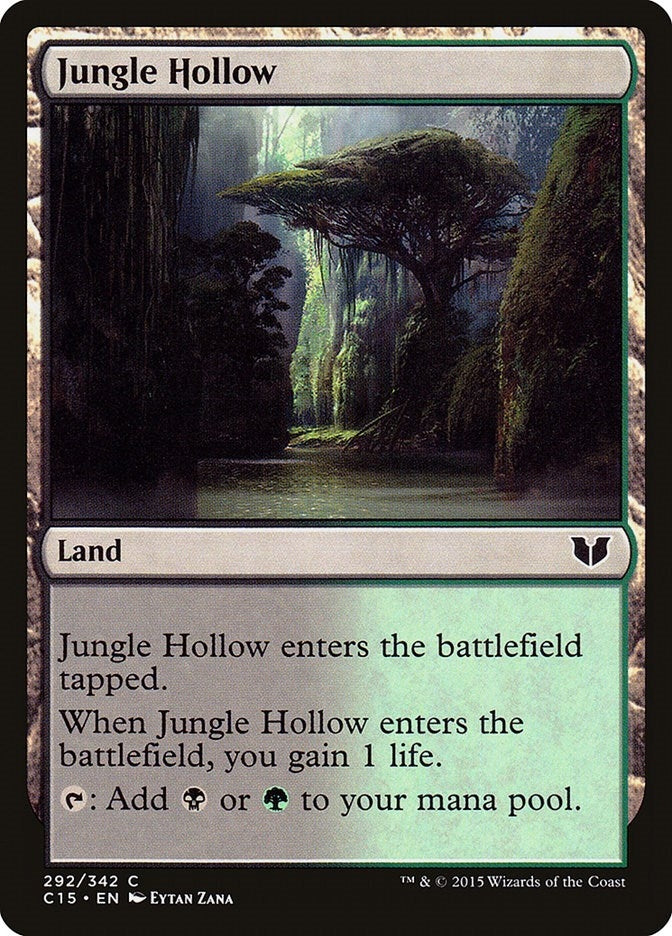 Image for Jungle Hollow (292) [Commander 2015] - Magic: The Gathering