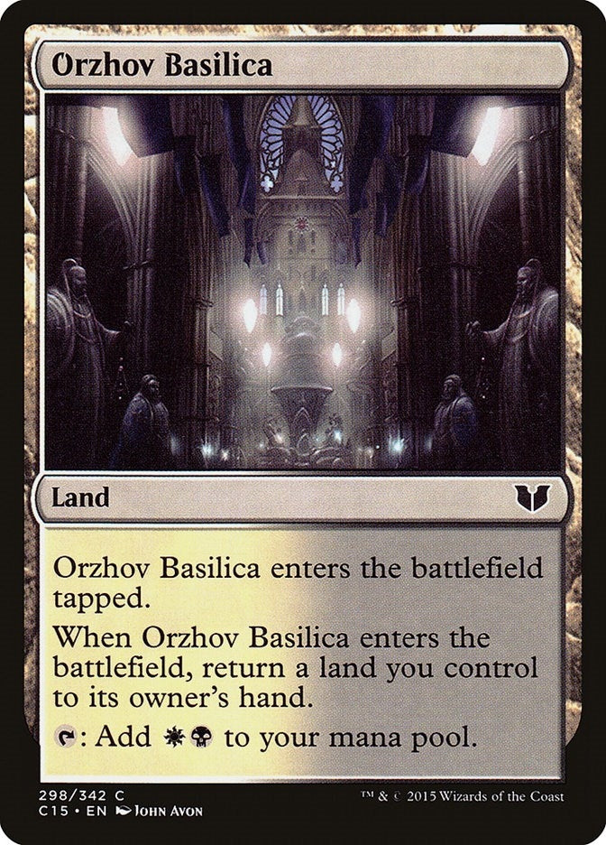 Image for Orzhov Basilica (298) [Commander 2015] - Magic: The Gathering
