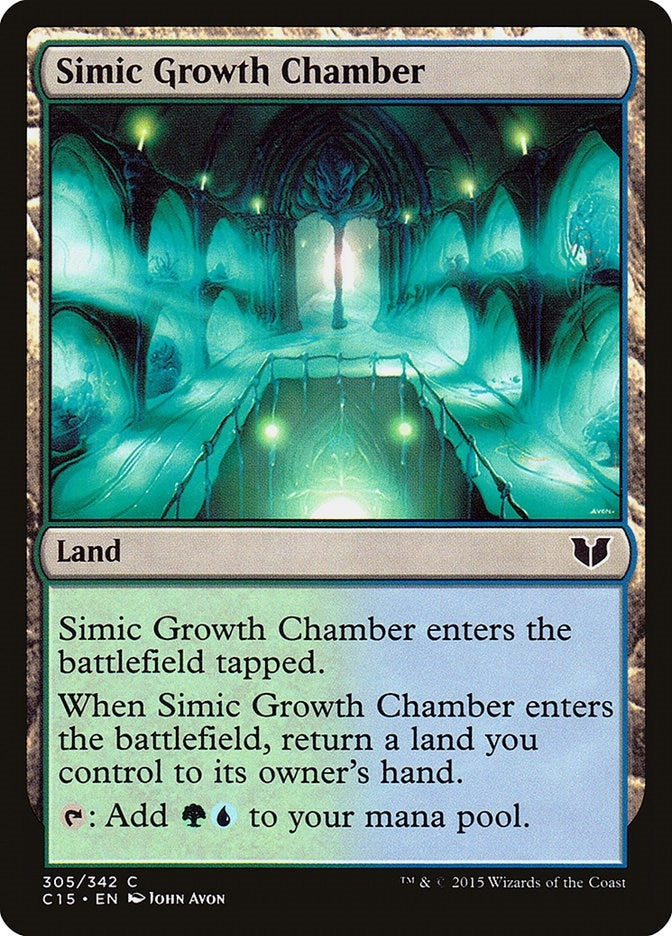 Image for Simic Growth Chamber (305) [Commander 2015] - Magic: The Gathering