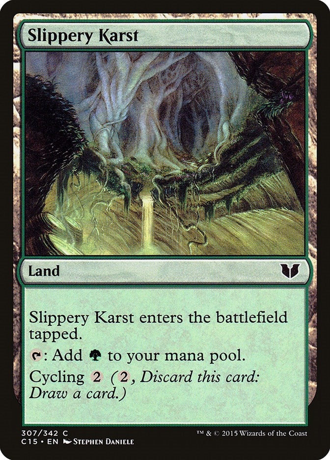 Image for Slippery Karst (307) [Commander 2015] - Magic: The Gathering