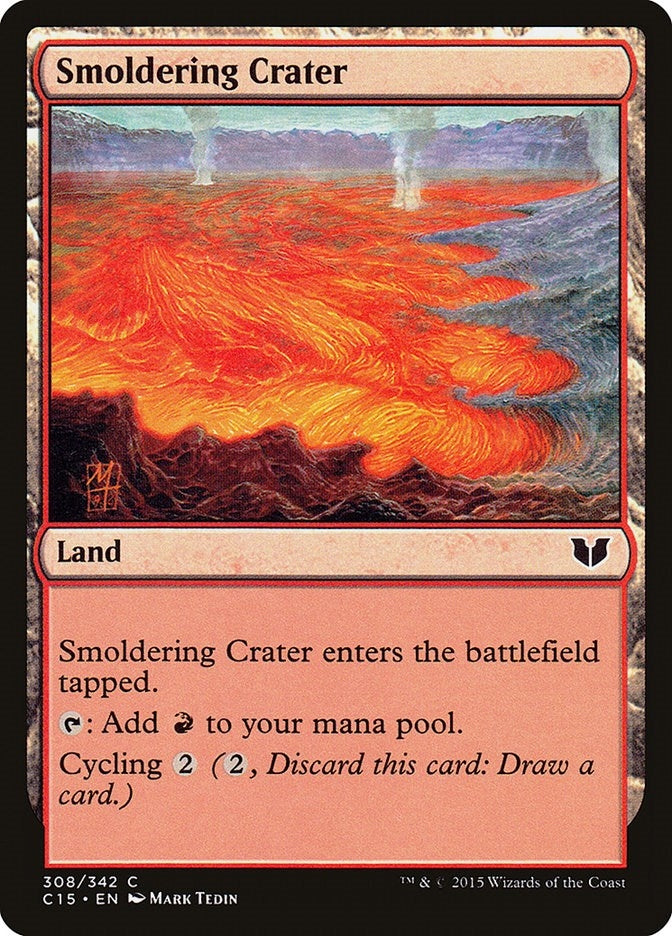 Image for Smoldering Crater (308) [Commander 2015] - Magic: The Gathering