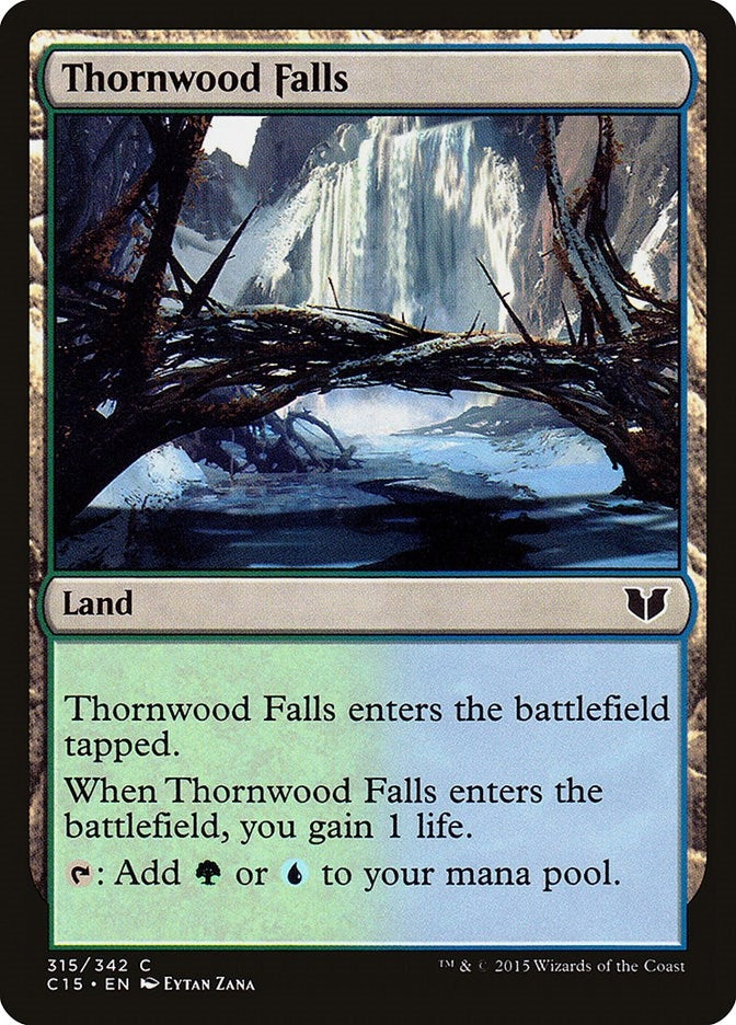 Image for Thornwood Falls (315) [Commander 2015] - Magic: The Gathering