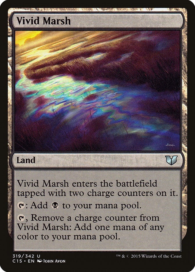 Image for Vivid Marsh (319) [Commander 2015] - Magic: The Gathering