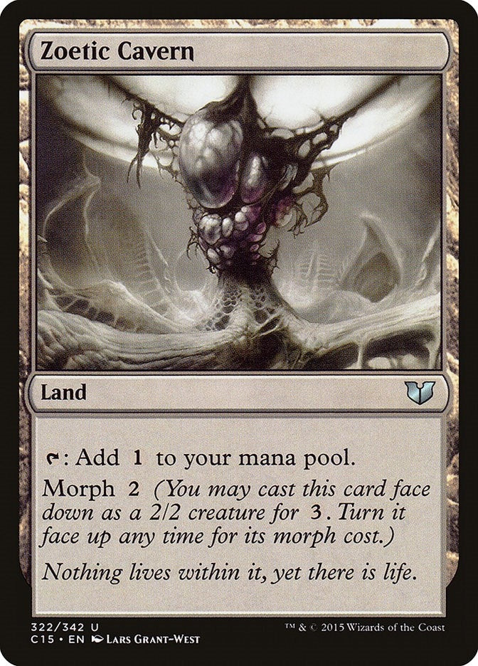 Image for Zoetic Cavern (322) [Commander 2015] - Magic: The Gathering
