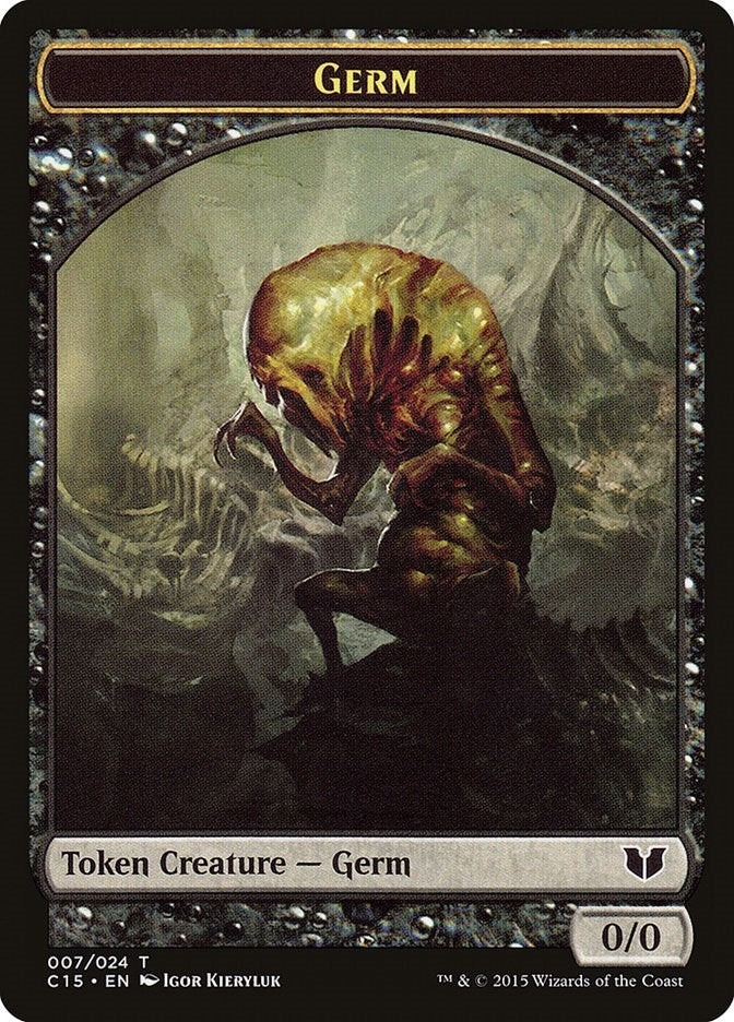 Image for Germ // Zombie Double-Sided Token (7 // 8) [Commander 2015] - Magic: The Gathering