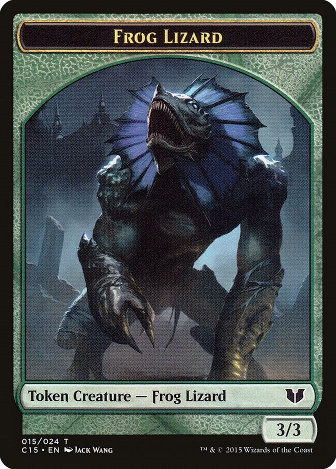 Image for Frog Lizard // Germ Double-Sided Token (15 // 7) [Commander 2015] - Magic: The Gathering