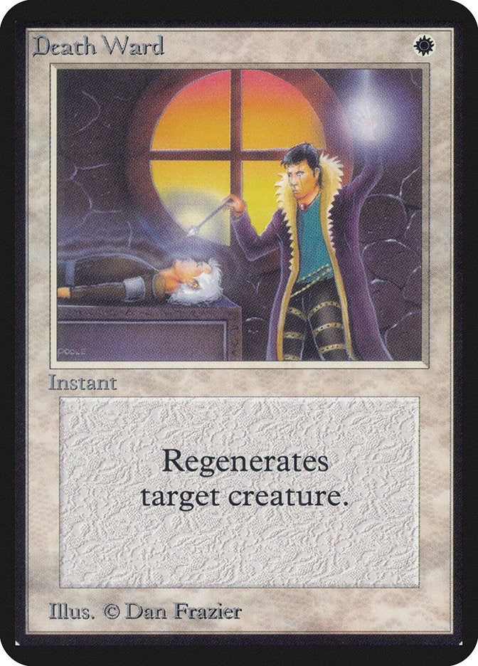 Image for Death Ward [Alpha Edition] - Magic: The Gathering