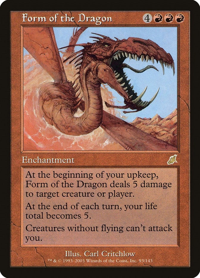 Image for Form of the Dragon (93) [Scourge] - Magic: The Gathering