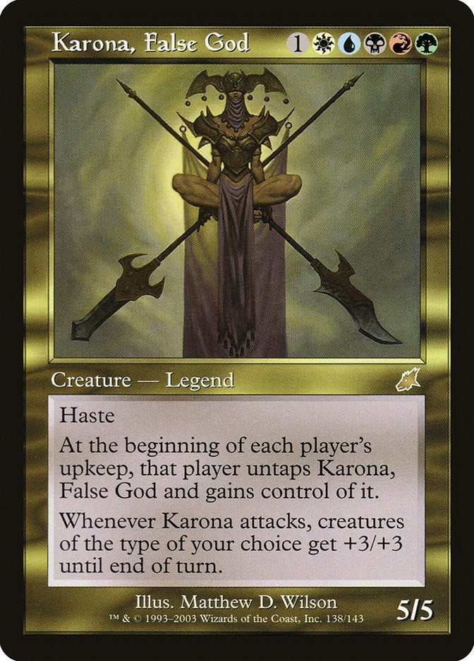 Image for Karona, False God (138) [Scourge] - Magic: The Gathering