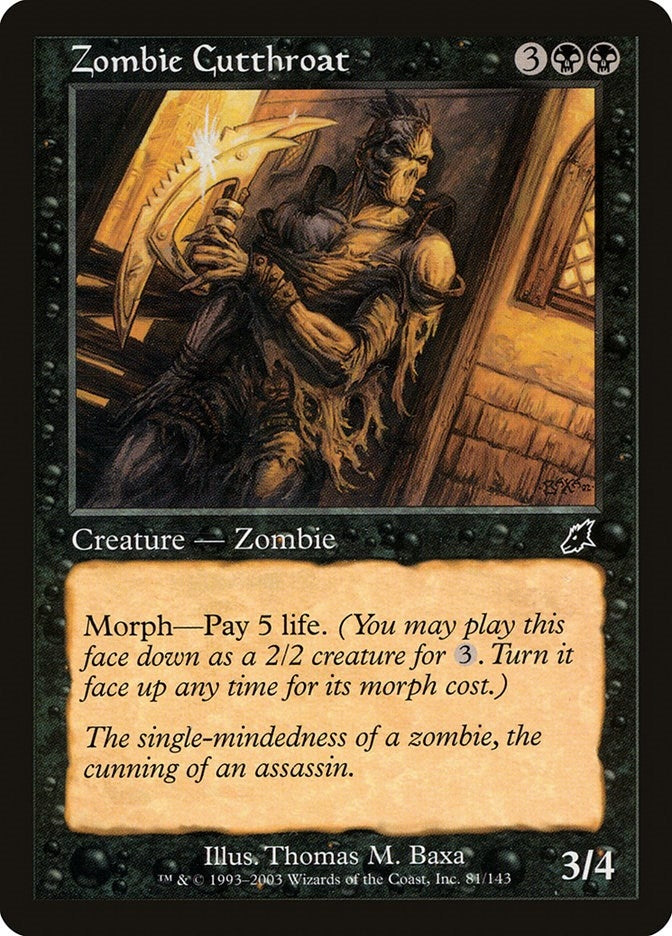 Image for Zombie Cutthroat (81) [Scourge] - Magic: The Gathering