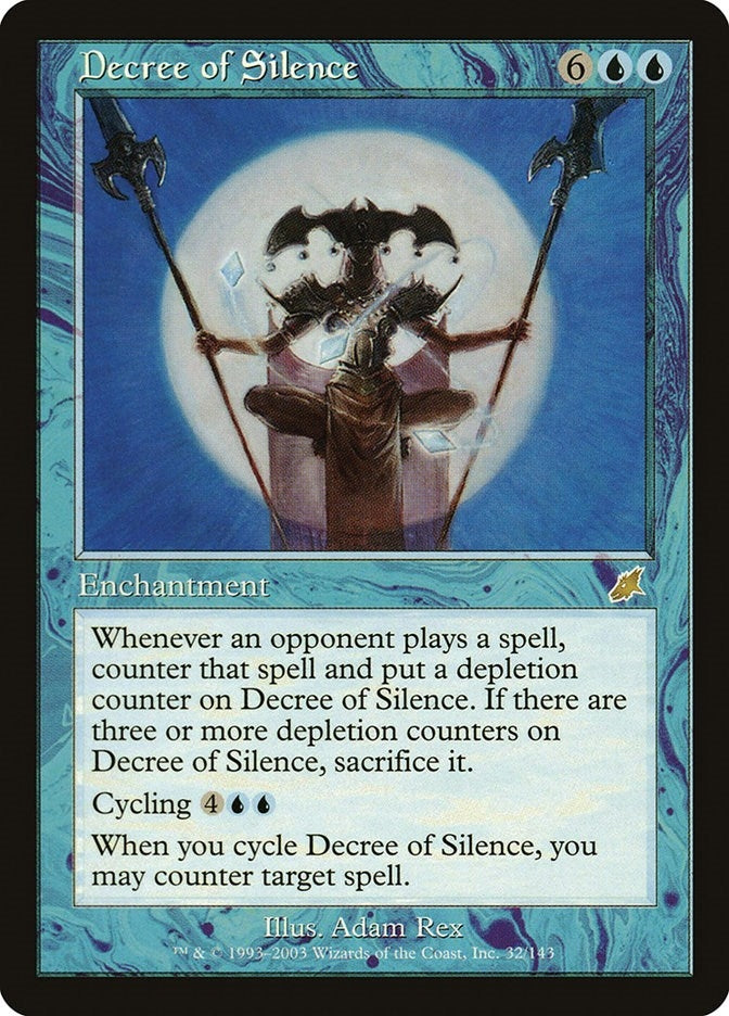 Image for Decree of Silence (32) [Scourge] - Magic: The Gathering
