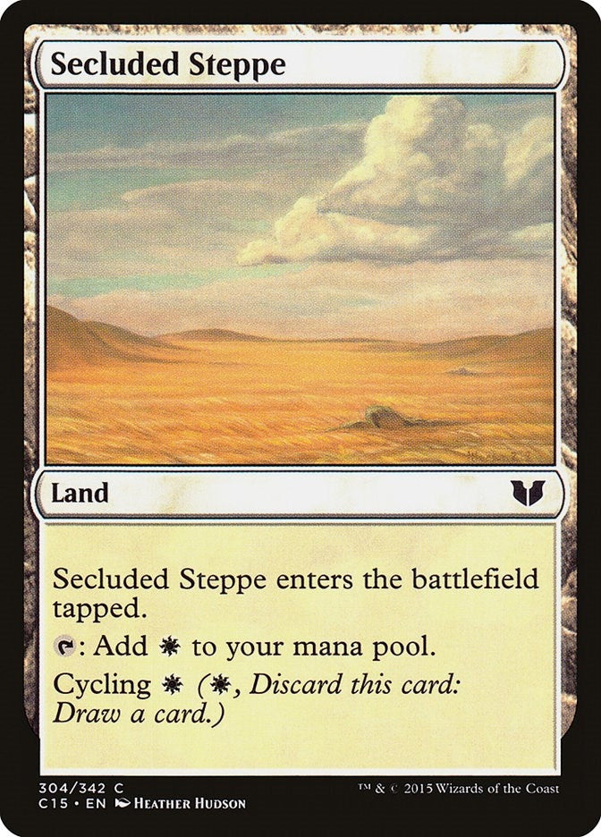 Image for Secluded Steppe (304) [Commander 2015] - Magic: The Gathering