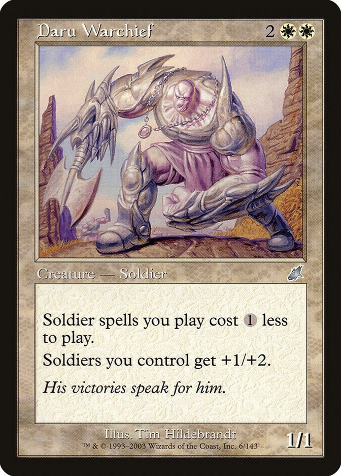 Image for Daru Warchief (6) [Scourge] - Magic: The Gathering