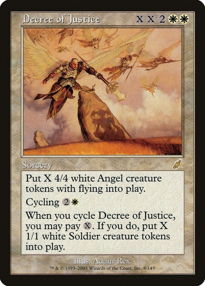 Image for Decree of Justice (8) [Scourge] - Magic: The Gathering